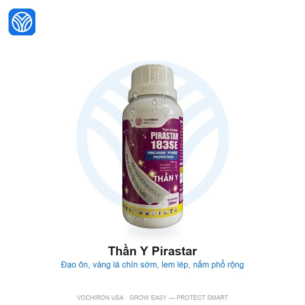 VCR Thần Y Pirastar ( diệt sạch đạo ôn, vàng lá chín sớm, hơn 100 loại nấm bệnh)